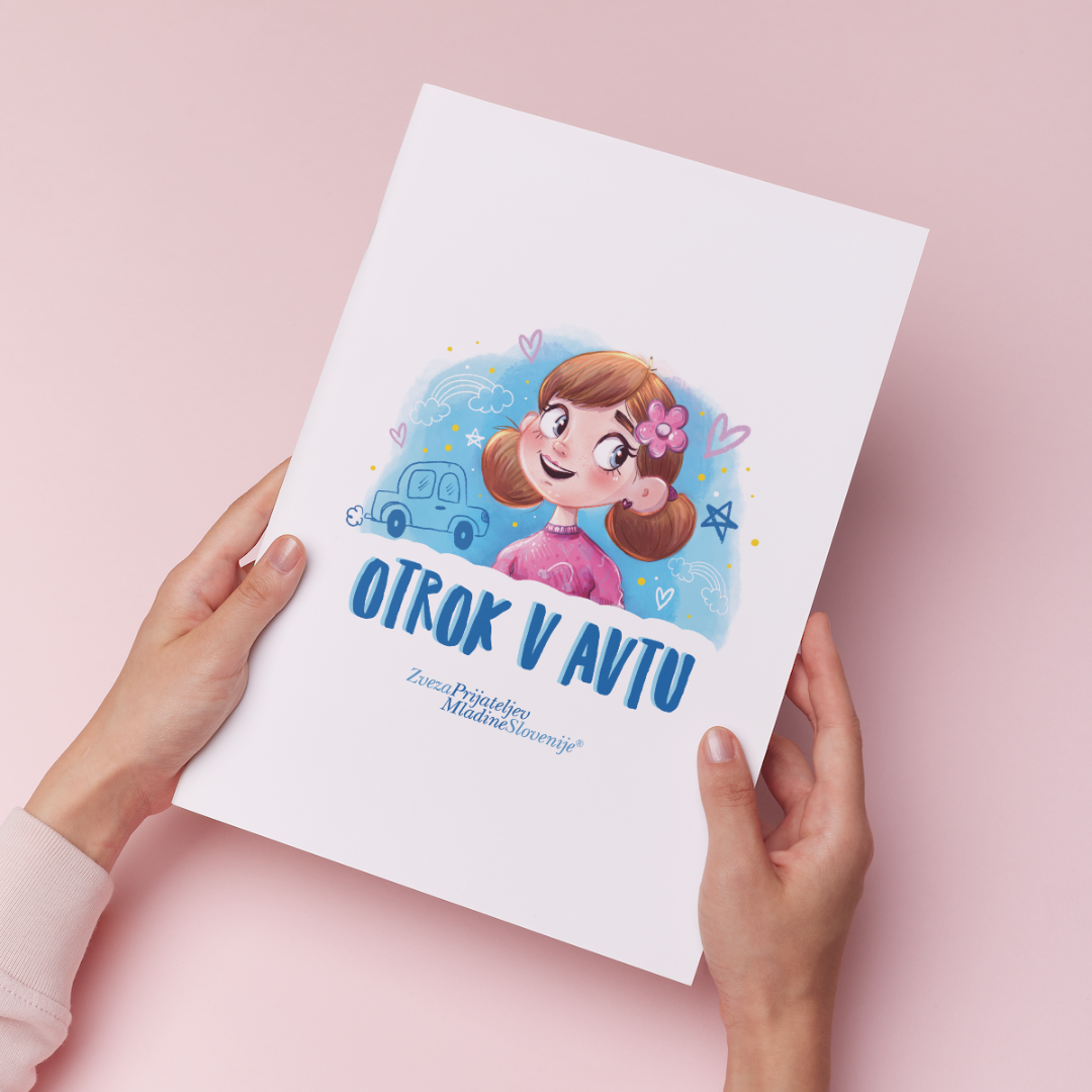 Nalepka otrok v avtu: deklica z nasmehom - slika 2
