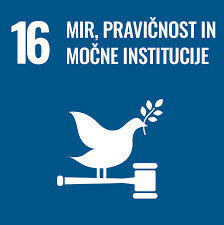 16 Mir, pravičnost in močne institucije Mir, pravičnost in močne institucije