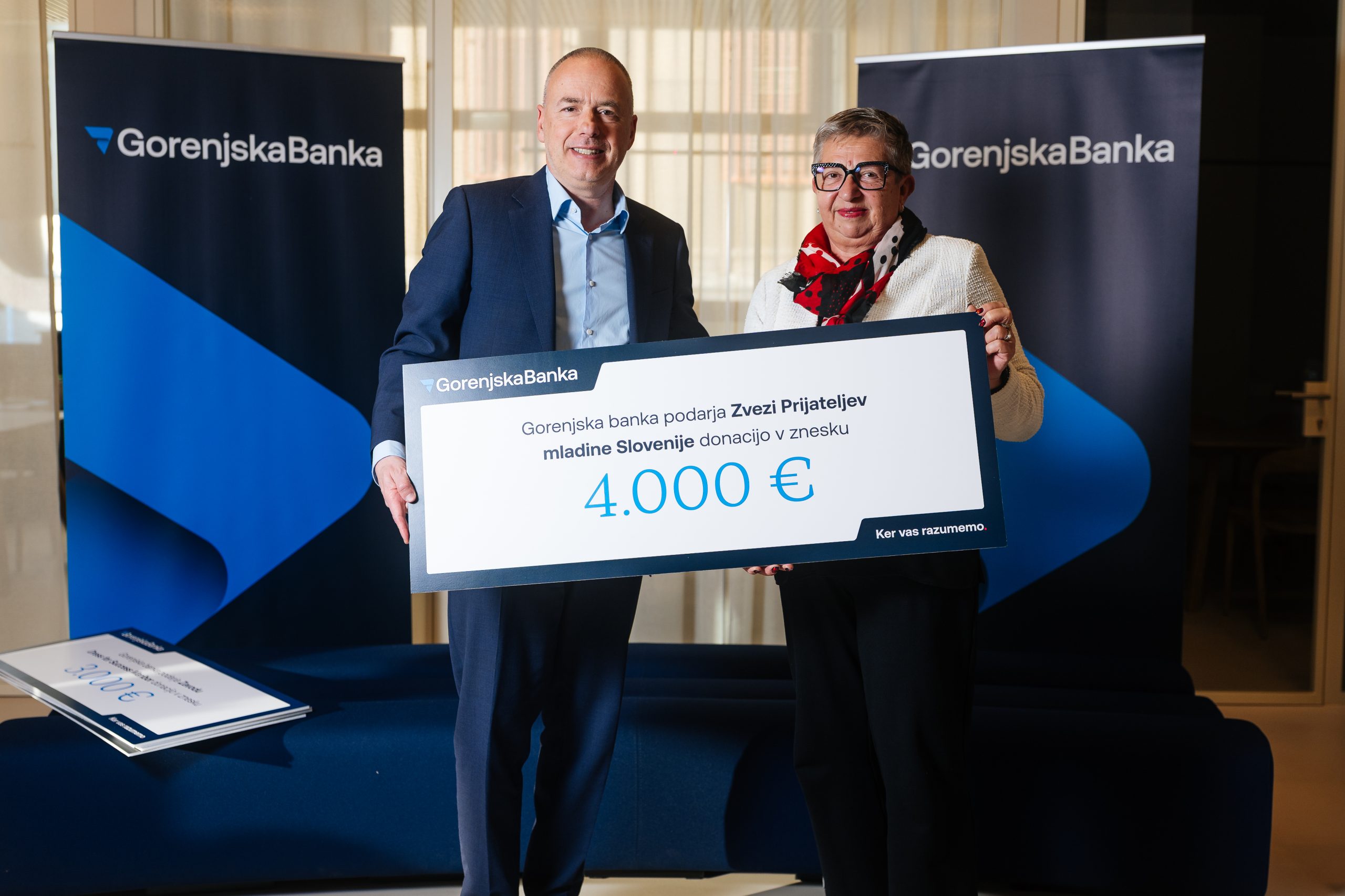 Prejeta donacija Gorenjske ganke